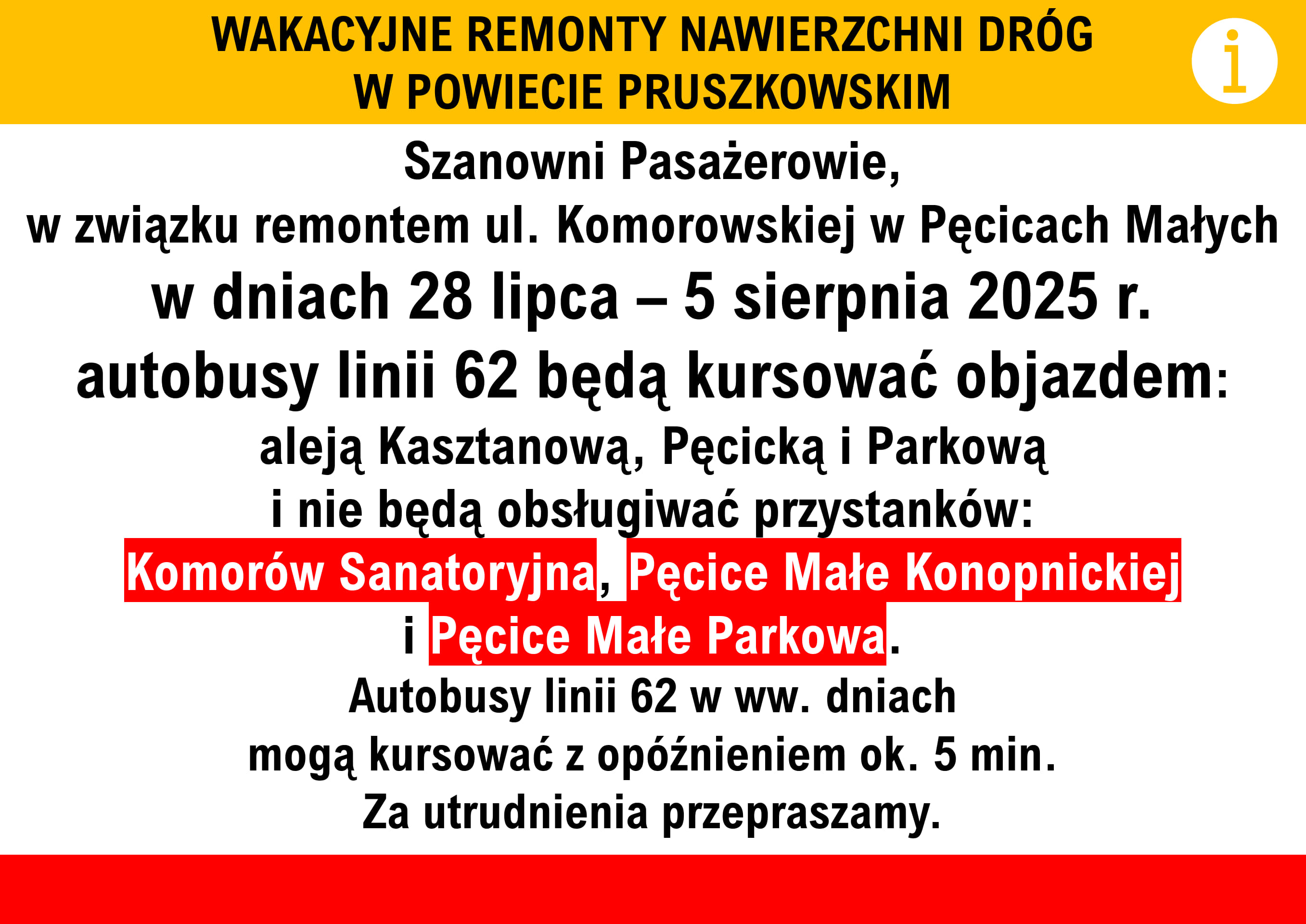 Grafika zawiera treść komunikatu