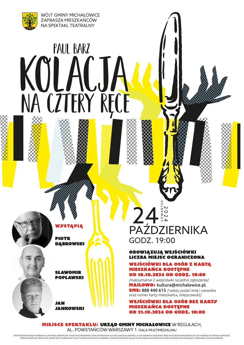 Grafika prezentuje treść komunikatu.