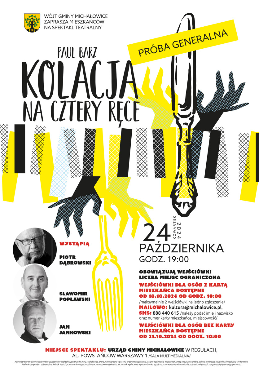 Grafika prezentuje treść komunikatu.