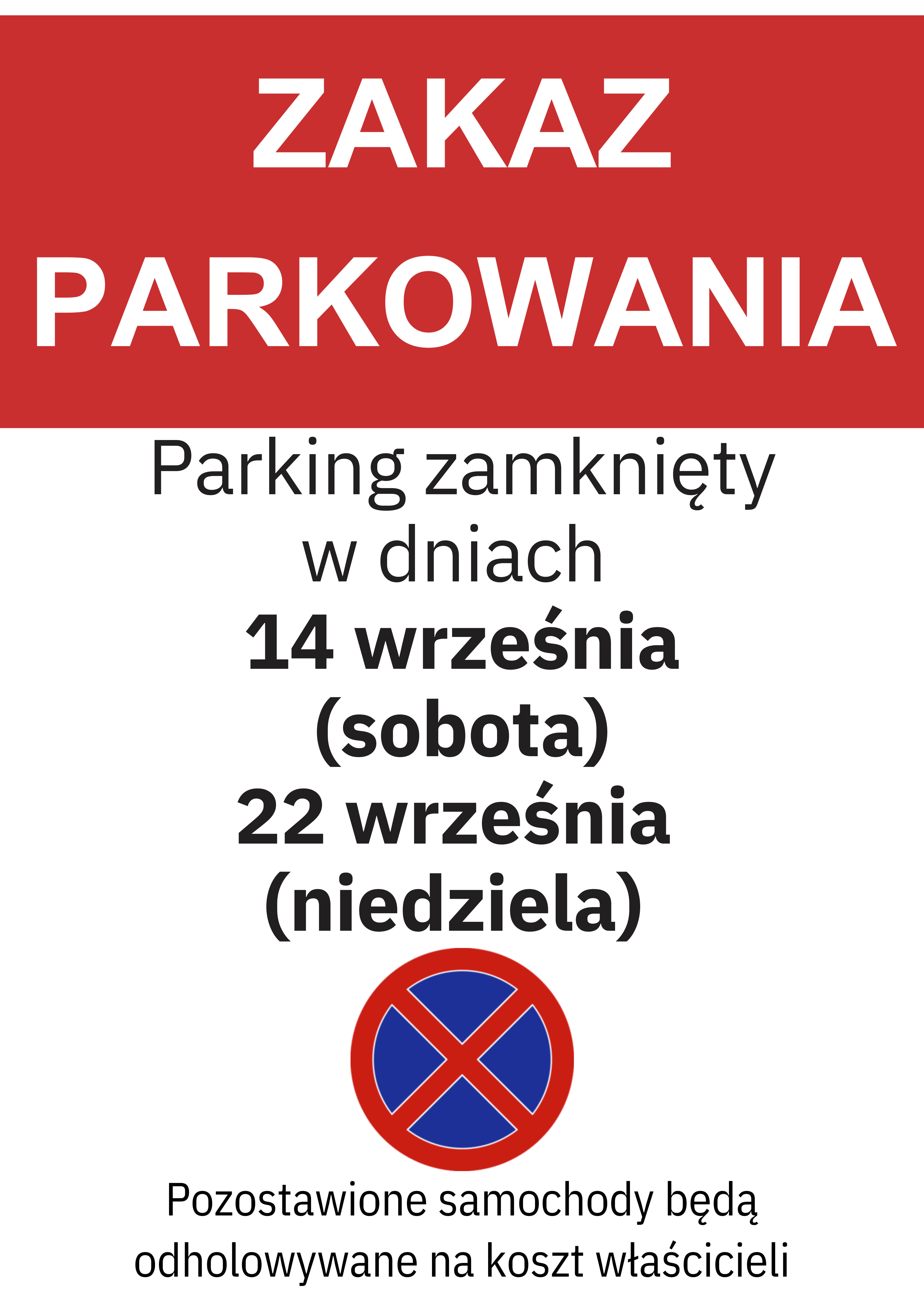 Grafika prezentuje treść komunikatu.