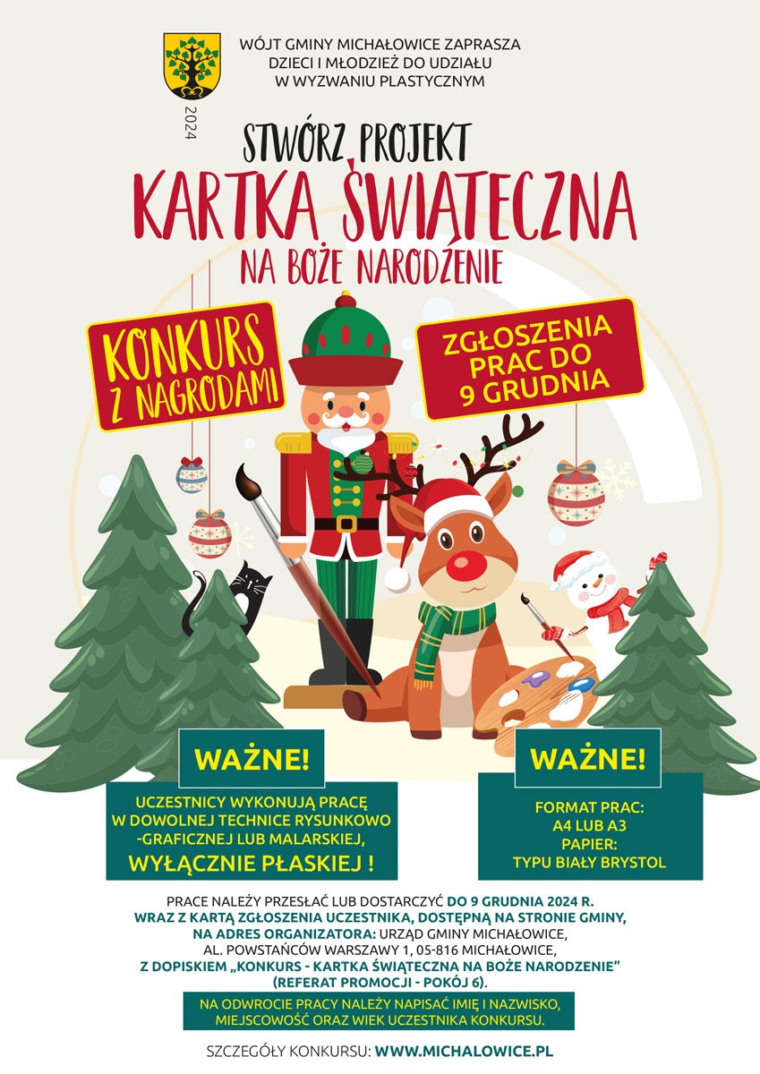 Grafika prezentuje treść komunikatu.